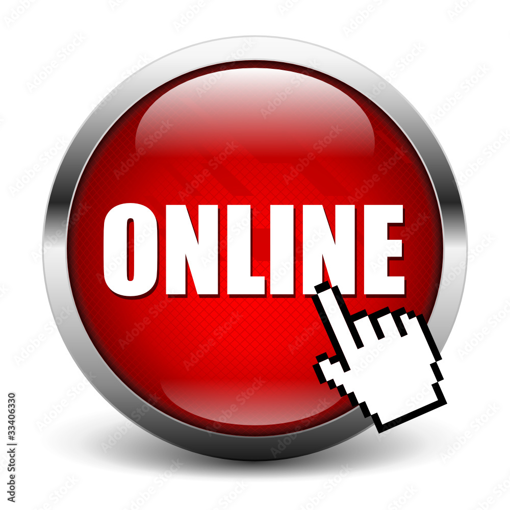 red ONLINE button