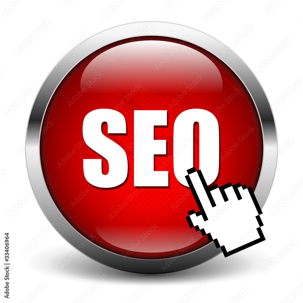 red SEO button red SEO button