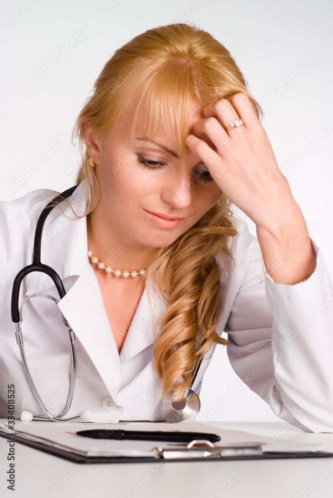 cute doctor working cute doctor working
