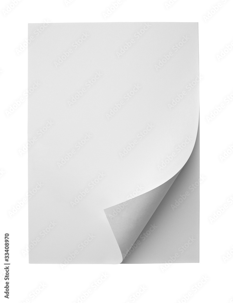 stack of papers with curl documents office business