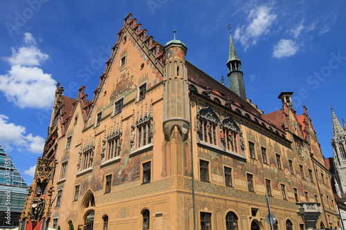 medieval town hall of Ulm in Germany