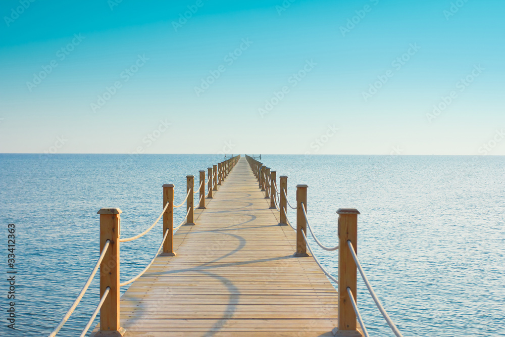 Pier in Heavenly Blue Place