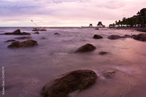 Fototapeta Naklejka Na Ścianę i Meble -  Sunset, sea