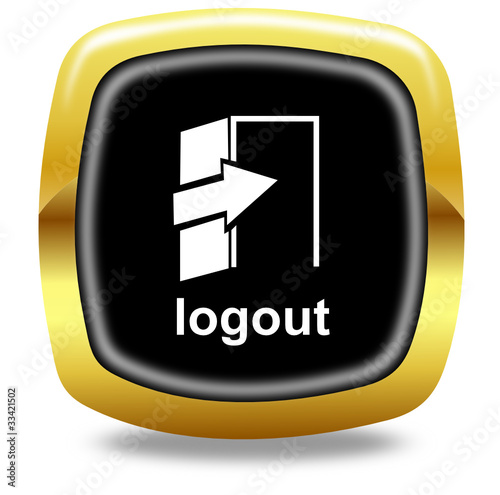 Logout button