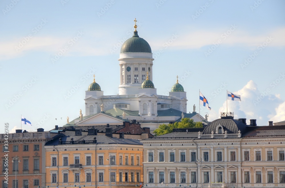 Fototapeta premium Helsinki (Finland) - Suurkirkko / Helsinki Cathedral
