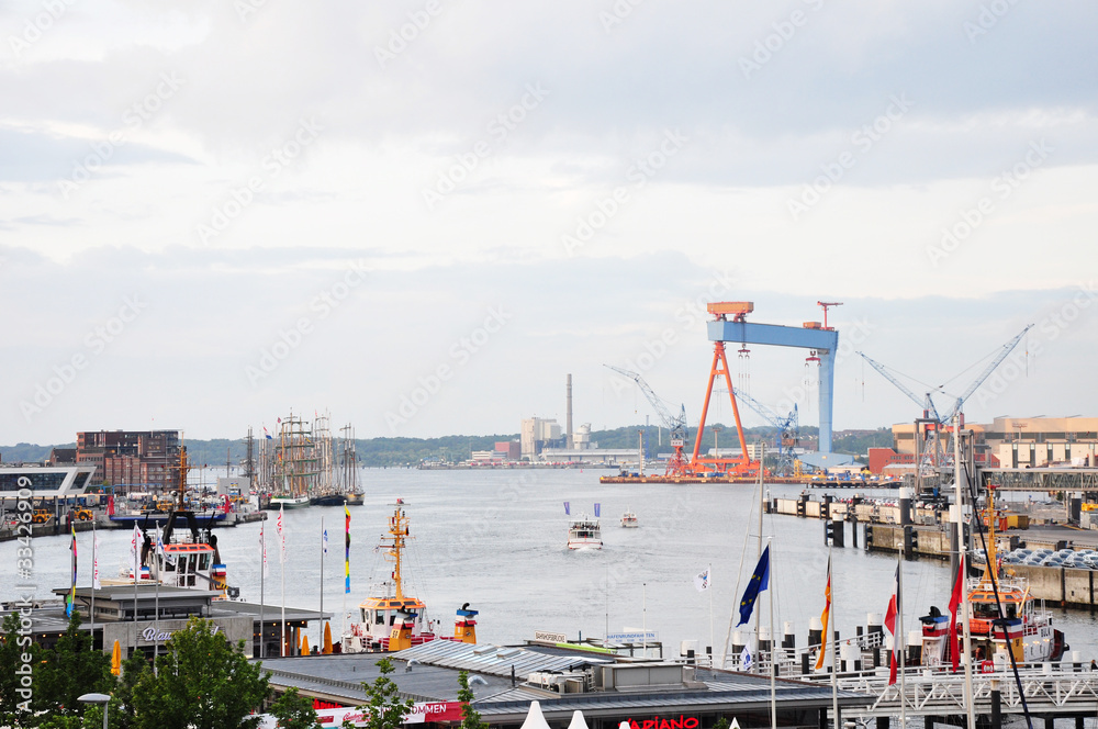 Kieler Hafen zur Kieler Woche