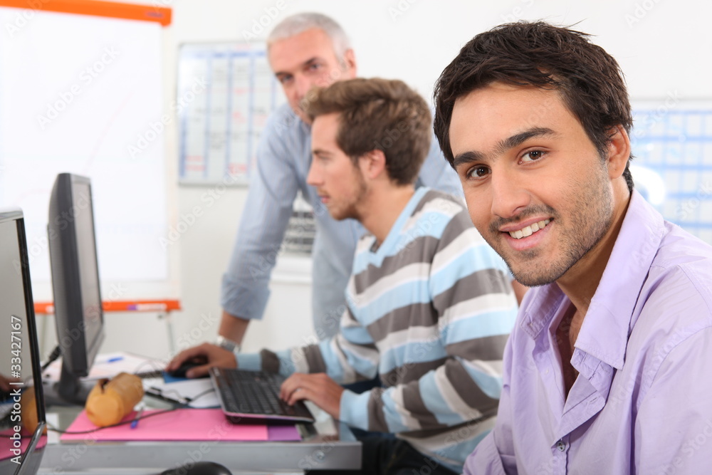 Men in computing training