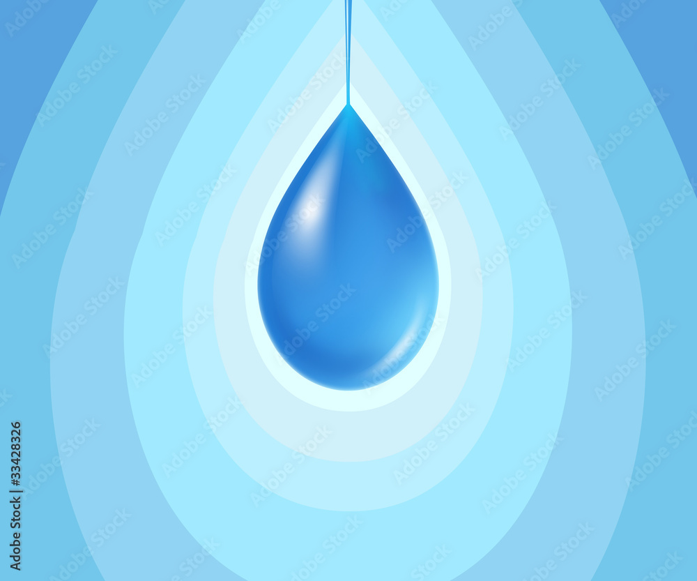 Water drop symbol