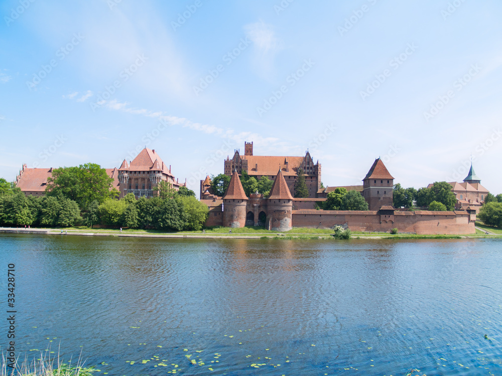 Obraz premium medieval castle in Malbork