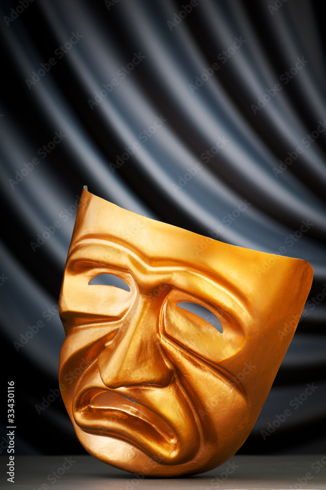 Obraz premium Masks with the theatre concept