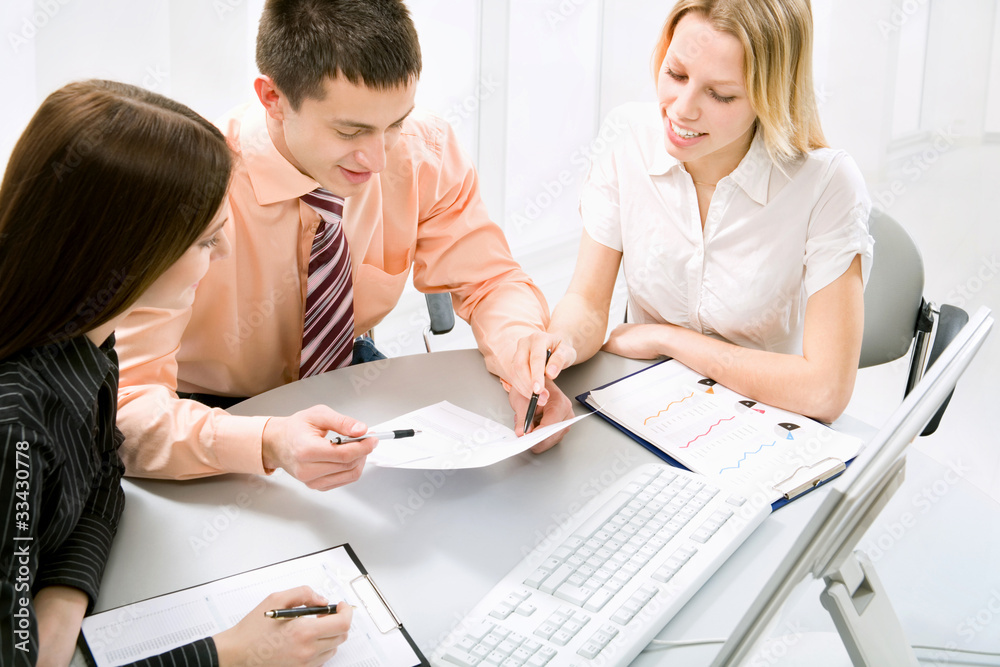 Fototapeta premium Work at office