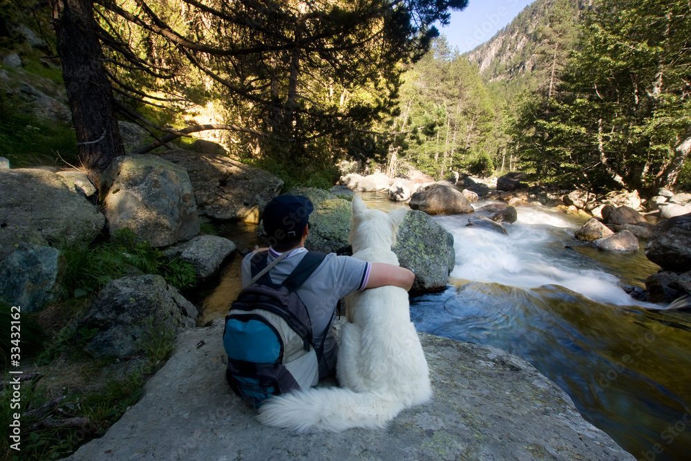 Fototapeta premium coppia di amici