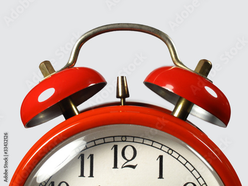 Fotografie Clock of red rope