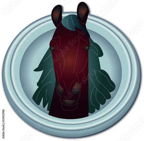 Illustration Pferdekopf