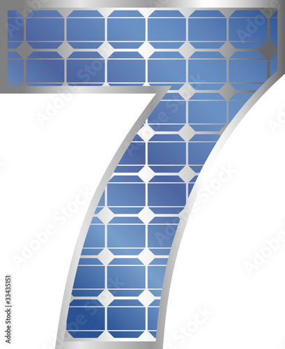 Solar Zahlen - 7