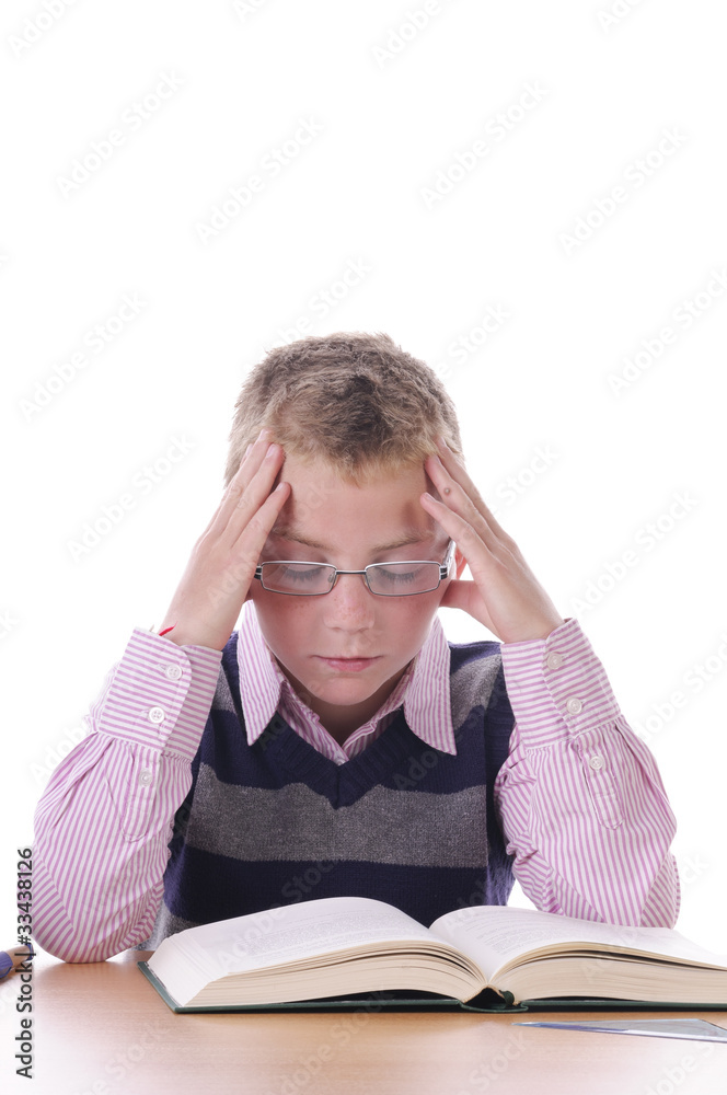 Lesen mit Kopfschmerzen