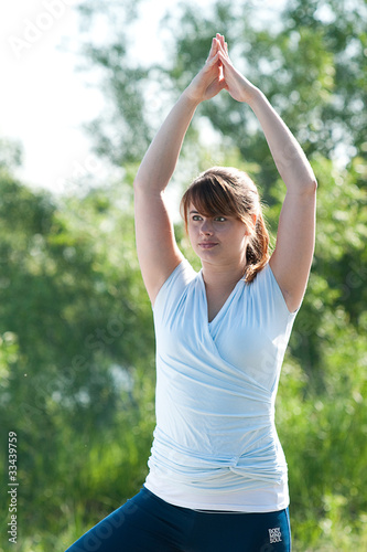 Woman doing exercise
