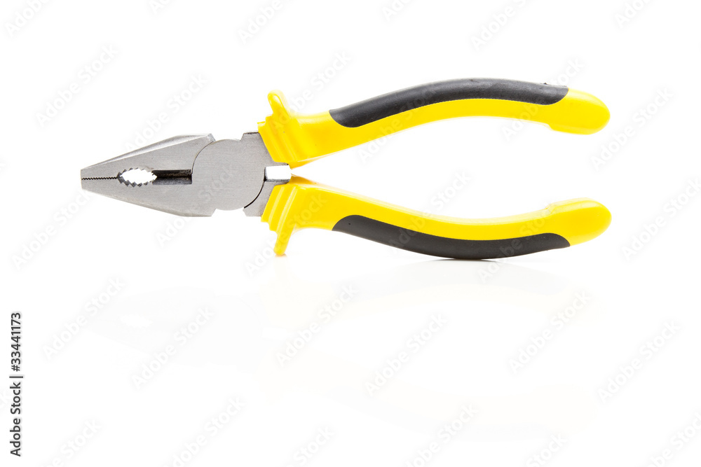 Pliers. Studio shot Isolated on white background Pliers. Studio shot Isolated on white background