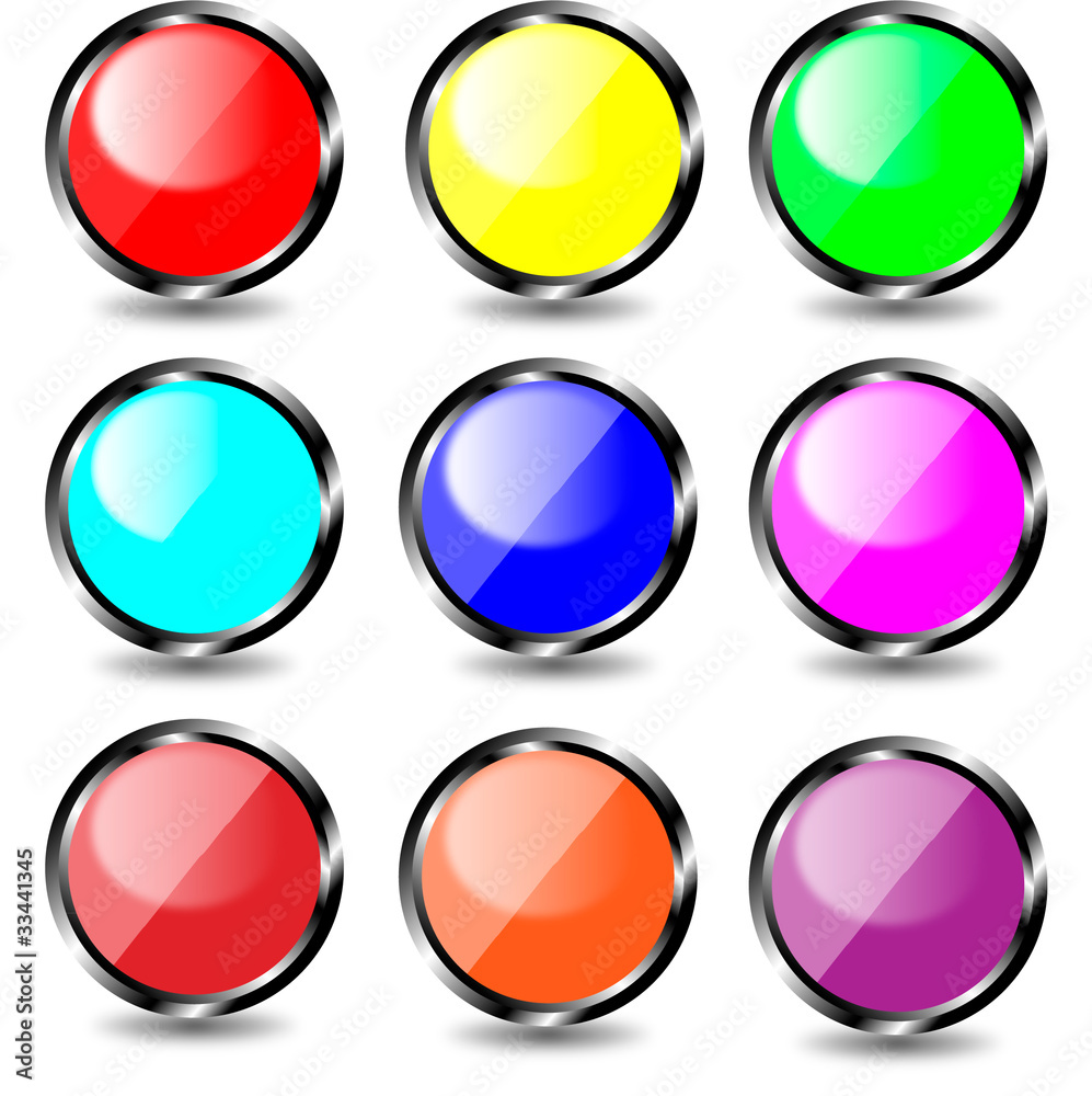 The set of web buttons