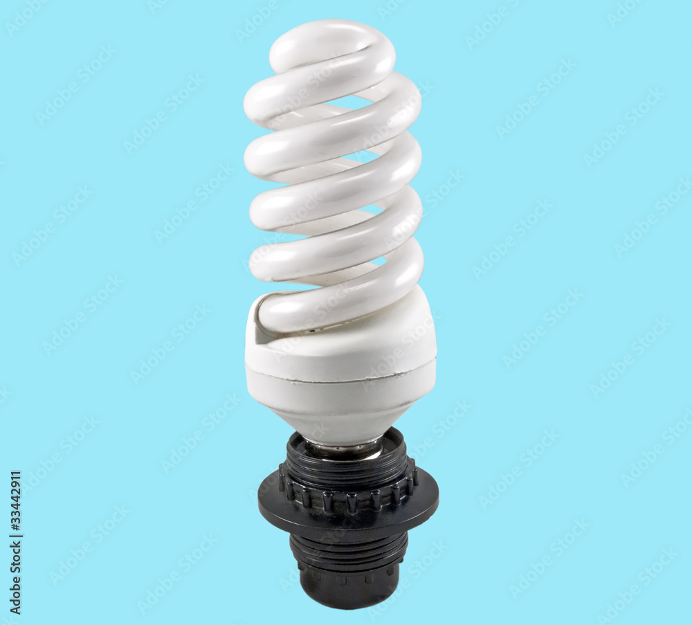 A bulb is in a black cartridge A bulb is in a black cartridge