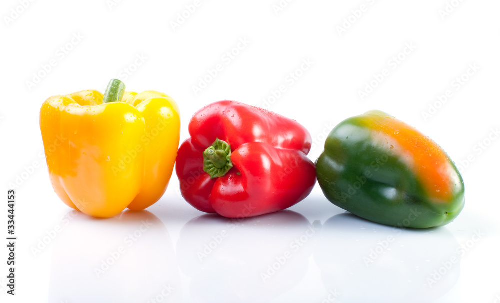 Colored peppers Colored peppers