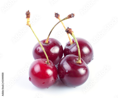 Ripe cherry red