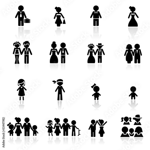 Icons set people