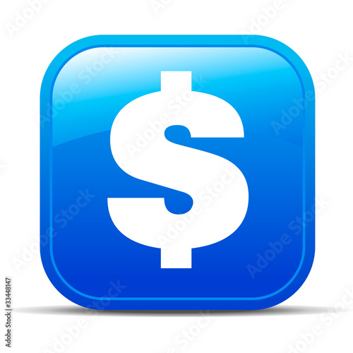 Dollar Internet button Icon