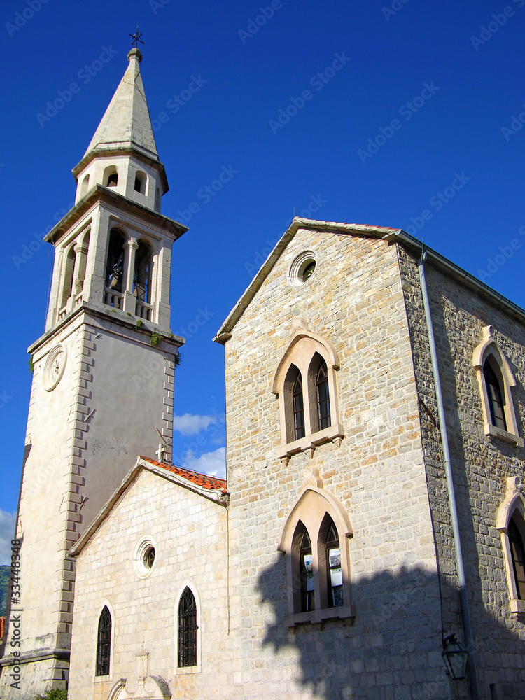 St. Ivan's Church, Budva old town, Montenegro