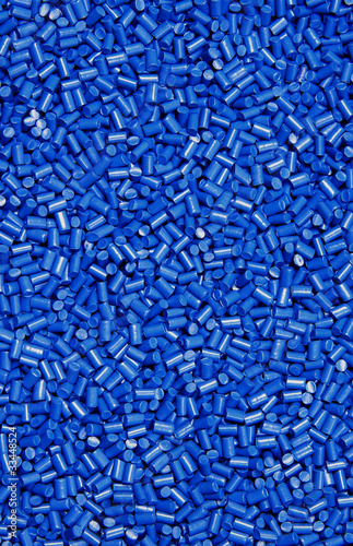 Kunststoff Farbgranulat Blau