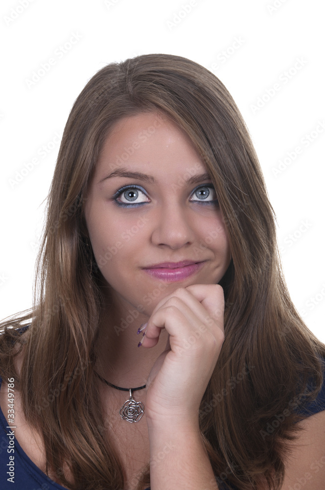 pensive girl pensive girl