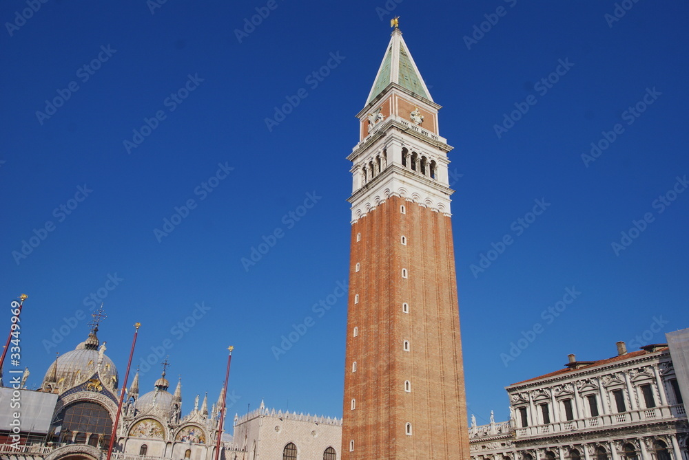 vista sulla torre di San Marco, Venice