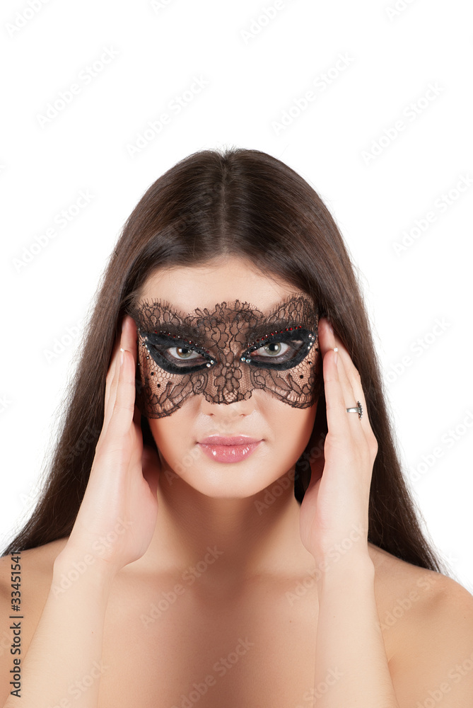 girl at mask girl at mask