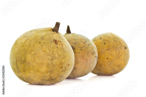 Tropical santol fruit