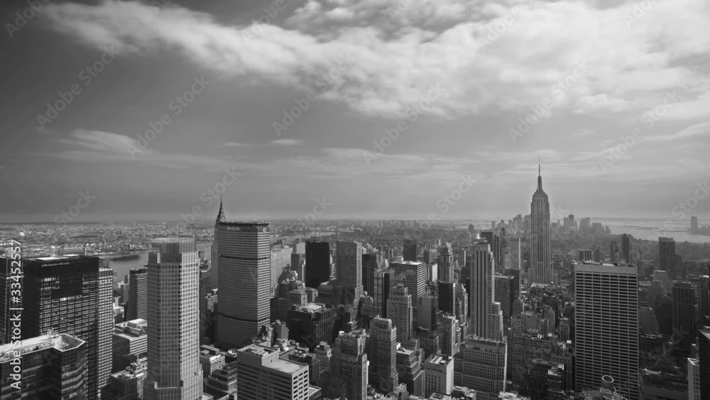 New York Old Film Look (from helicopter) New York Old Film Look (from helicopter)