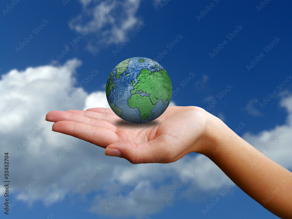 Whole world in hers hands Whole world in hers hands