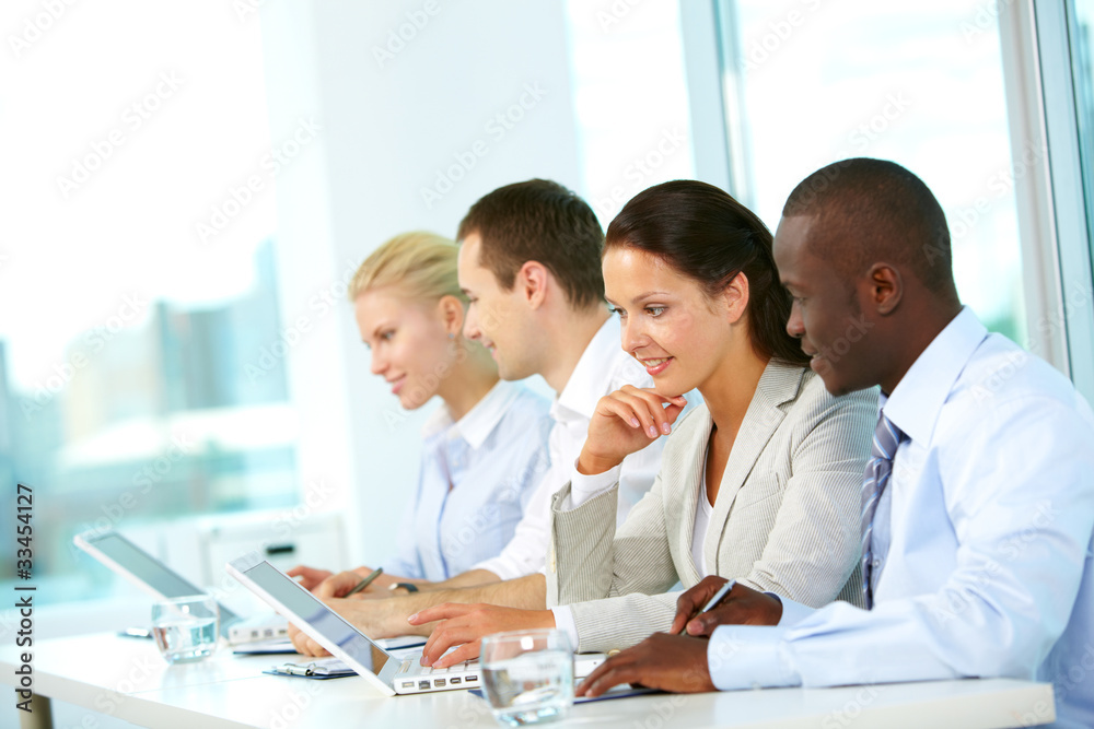 Working in group Working in group