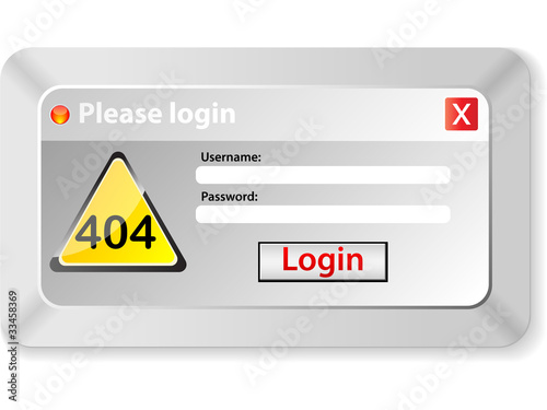 pc button error login