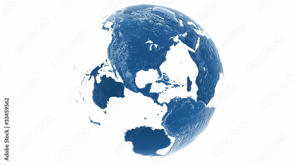 loop globe with alpha