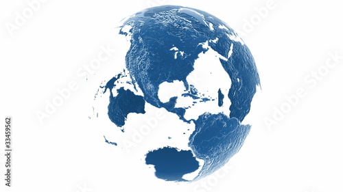 loop globe with alpha