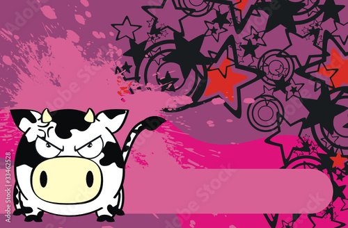 cow ball cartoon background5