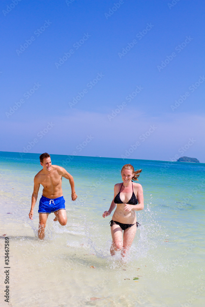 Couple On Beach