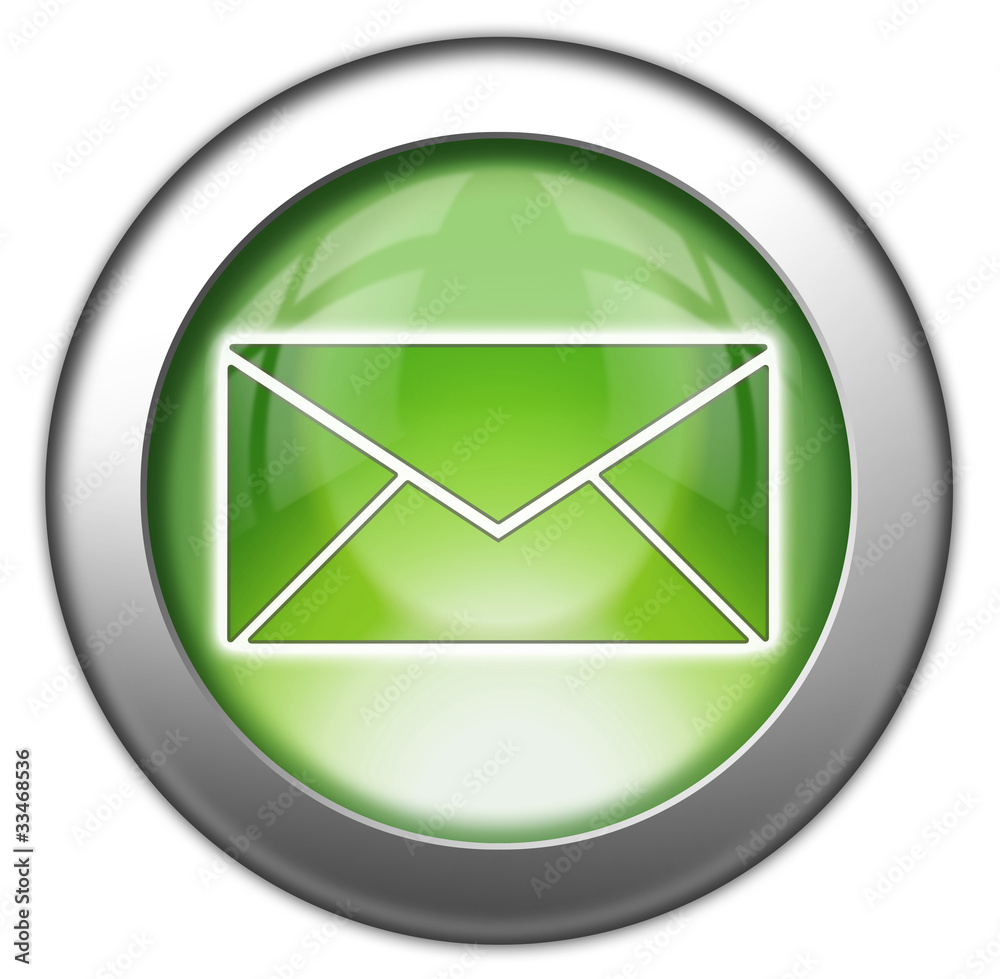 Green glossy 3D effect button Green glossy 3D effect button