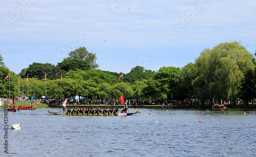 Canvas Print Dragon Boat Race