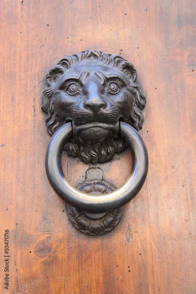 Poignée de porte à Florence, Italie