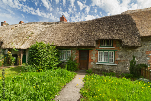 Irish traditional cottage house of Adare #33471764