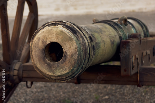 Old bronze cannon