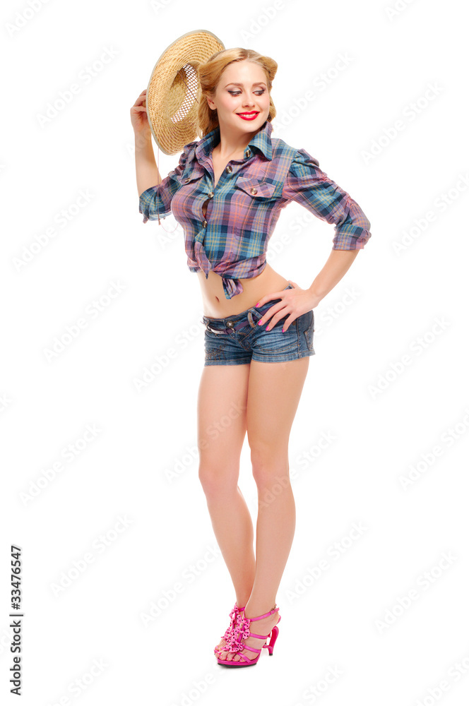 Fototapeta premium Portrait of pretty woman