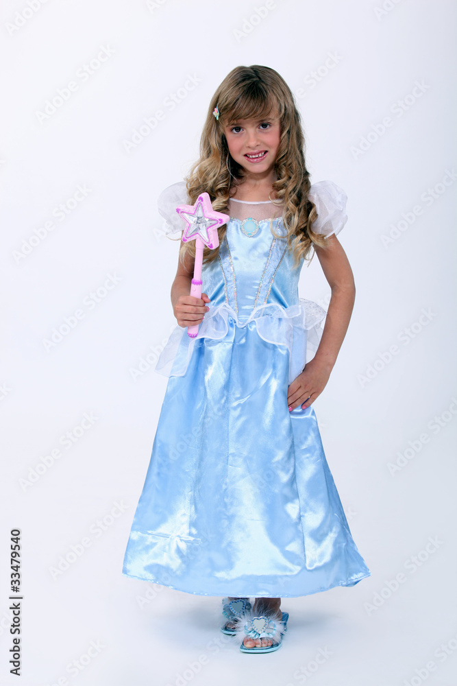 portrait of a little girl with costume portrait of a little girl with costume