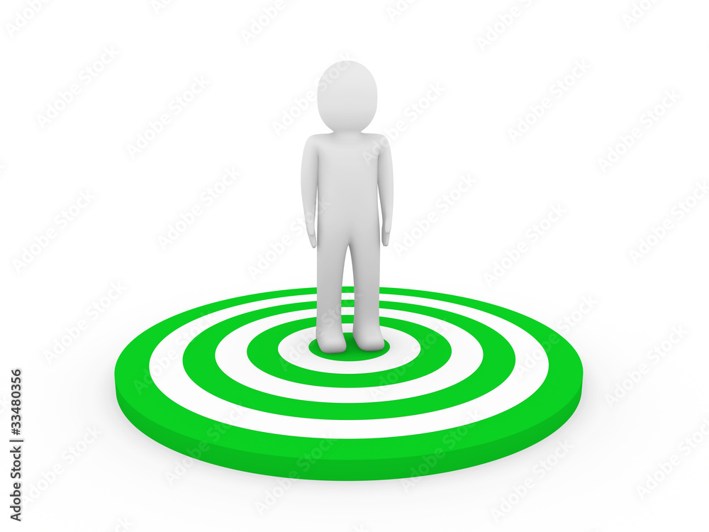 3d man target 3d man target